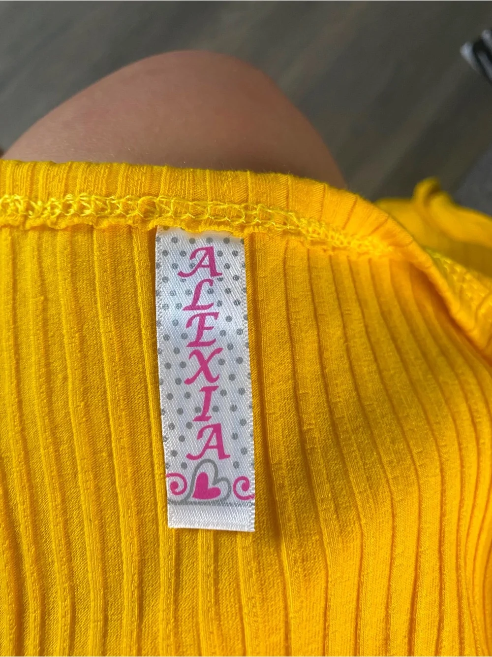 Women’s Ribbed Tank Short Jumpsuit in Yellow